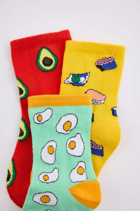 TRENDYOLKIDS Unisex Mehrfarbig Mit Grafikprint Socken - Image 2