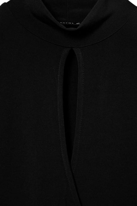 TRENDYOLMİLLA Damen Schwarz Einfarbig Lang, Tailliert Bodys - Image 5