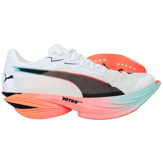 Puma Fast-R Nitro Elite 3 Damen Weiße Laufchuhe - Image 4