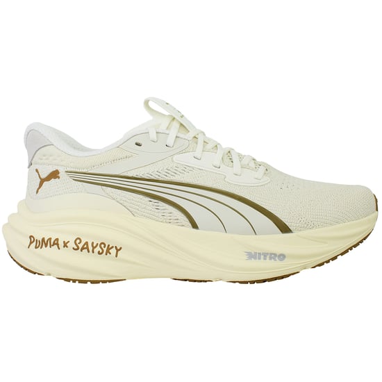 Puma Magnify Nitro 3 Saysky Damen Beige Laufschuhe - Image 1