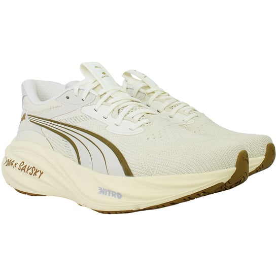 Puma Magnify Nitro 3 Saysky Damen Beige Laufschuhe - Image 2
