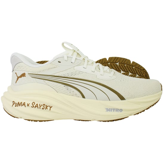 Puma Magnify Nitro 3 Saysky Damen Beige Laufschuhe - Image 4