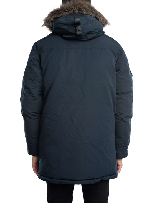 Superdry Everest Faux-Parka-Jacke, Blau - Image 3