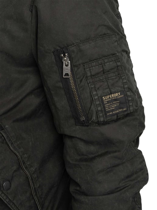 Superdry Militärische MA1 Bomberjacke, Grün - Image 5