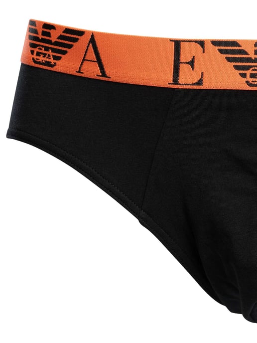 Emporio Armani 3 Pack Briefs, Schwarz - Image 3