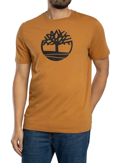 Timberland Baum-Logo-T-Shirt, Braun - Image 2