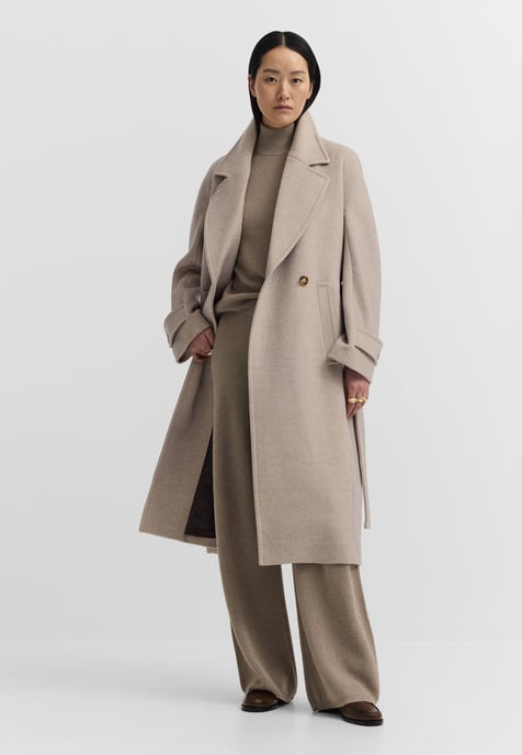 Bugatti Damen Mantel Oversized Trench Wollmix - Image 2
