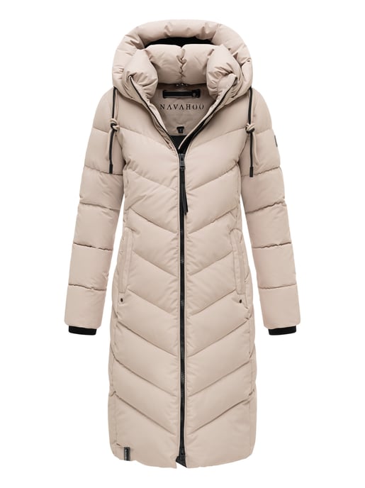 Navahoo Damen Winterjacke Sahnekatzii – Lang & Extra Warm - Image 1