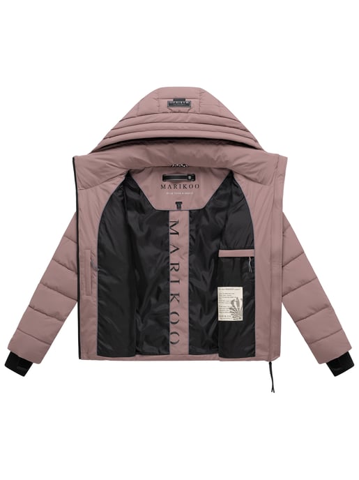 Marikoo Damen Steppjacke Samuiaa – warm, modern & mit abnehmbarer Kapuze - Image 5