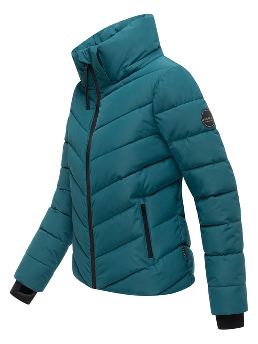 Marikoo Damen Steppjacke Samuiaa – warm, modern & mit abnehmbarer Kapuze - Image 3