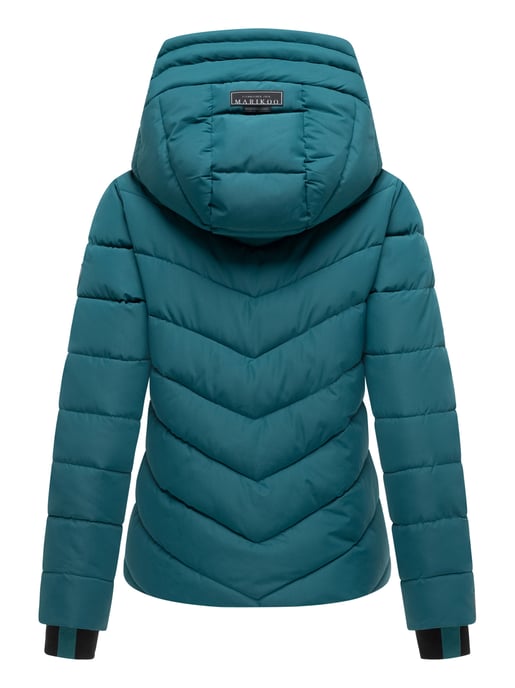Marikoo Damen Steppjacke Samuiaa – warm, modern & mit abnehmbarer Kapuze - Image 4
