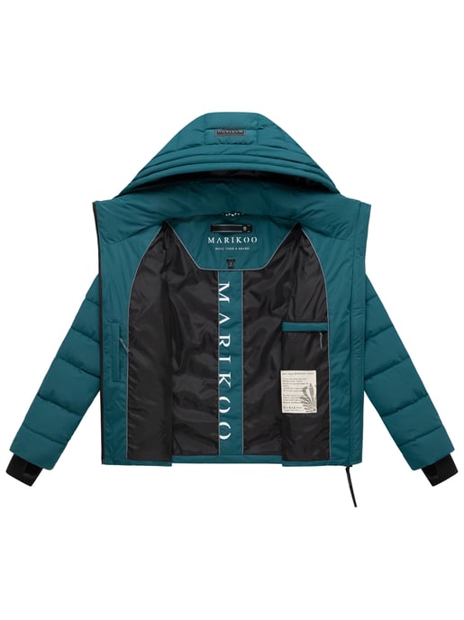 Marikoo Damen Steppjacke Samuiaa – warm, modern & mit abnehmbarer Kapuze - Image 5