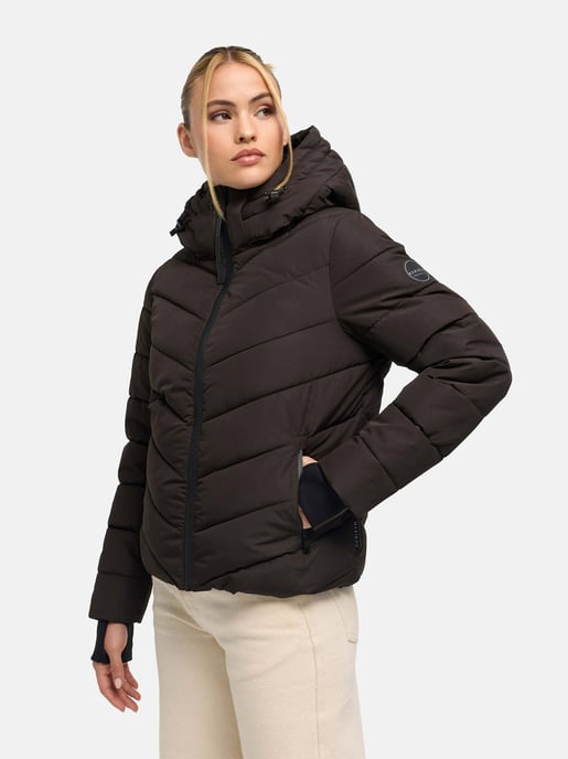 Marikoo Damen Steppjacke Samuiaa – warm, modern & mit abnehmbarer Kapuze - Image 5