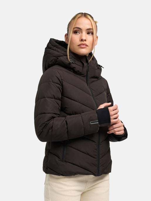 Marikoo Damen Steppjacke Samuiaa – warm, modern & mit abnehmbarer Kapuze - Image 6