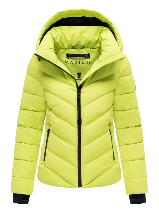 Marikoo Damen Steppjacke Samuiaa – warm, modern & mit abnehmbarer Kapuze - Image 1