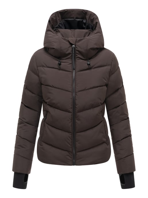 Marikoo Damen Steppjacke Yukanii mit Kapuze & femininer Passform - Image 2