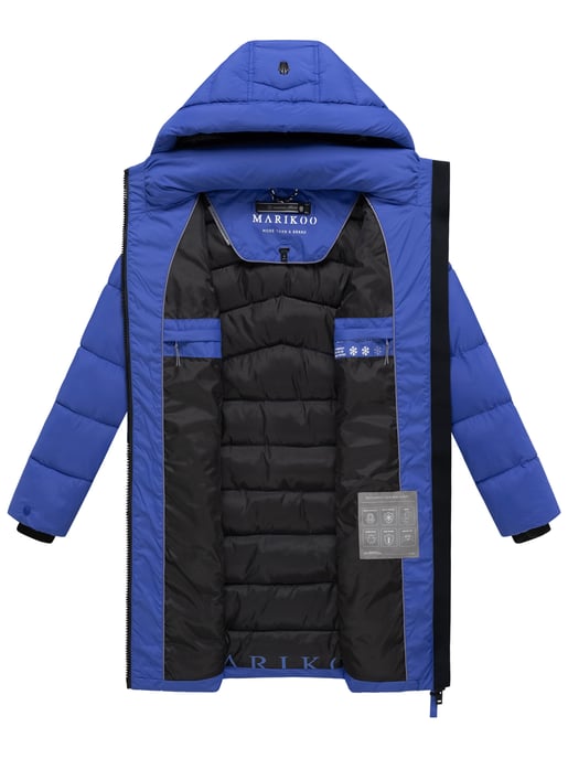Marikoo Damen Wintermantel Kaltnäschen mit abnehmbarer Kapuze - Image 6