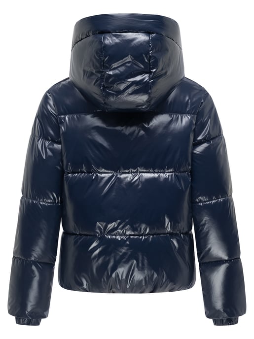 Marikoo Damen Winter Steppjacke Skyraa mit Kapuze & glänzendem Design - Image 5