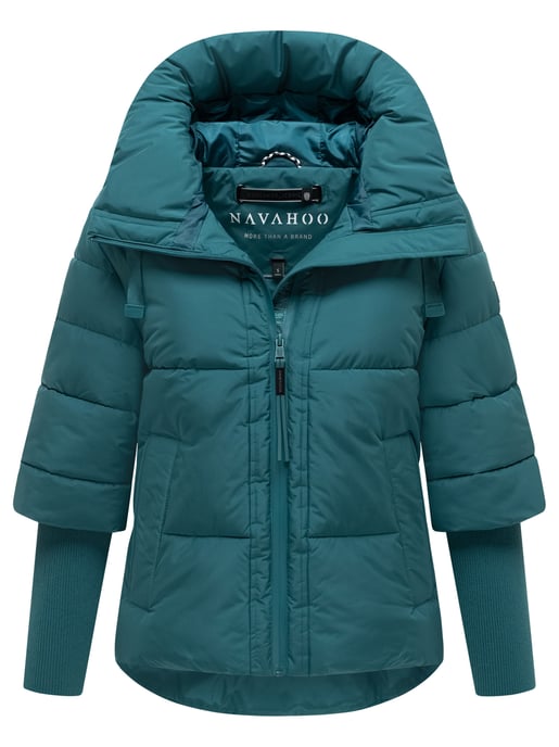 Navahoo Damen Winter Steppjacke Lotusherz XIV – warm, funktional & urban - Image 1