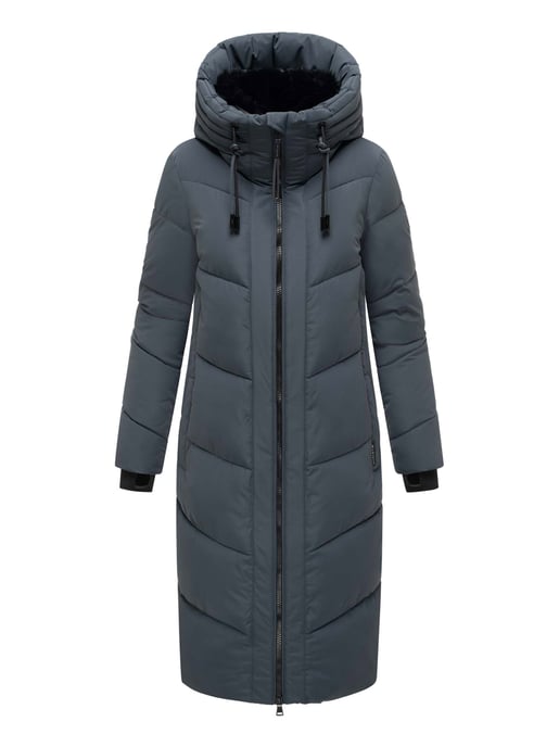 Marikoo Damen Winterjacke Nadaree – lang, warm & mit Kapuze - Image 2