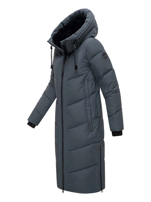 Marikoo Damen Winterjacke Nadaree – lang, warm & mit Kapuze - Image 3