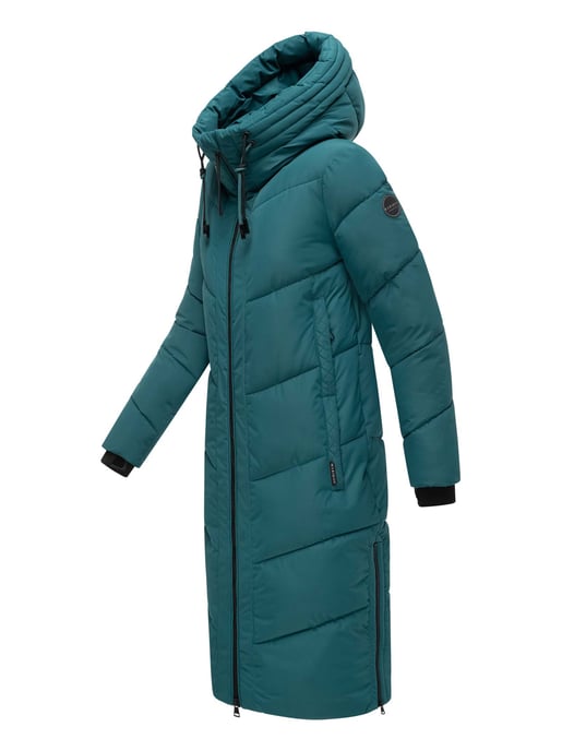 Marikoo Damen Winterjacke Nadaree – lang, warm & mit Kapuze - Image 4