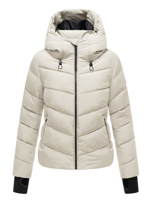 Marikoo Damen Steppjacke Yukanii mit Kapuze & femininer Passform - Image 2