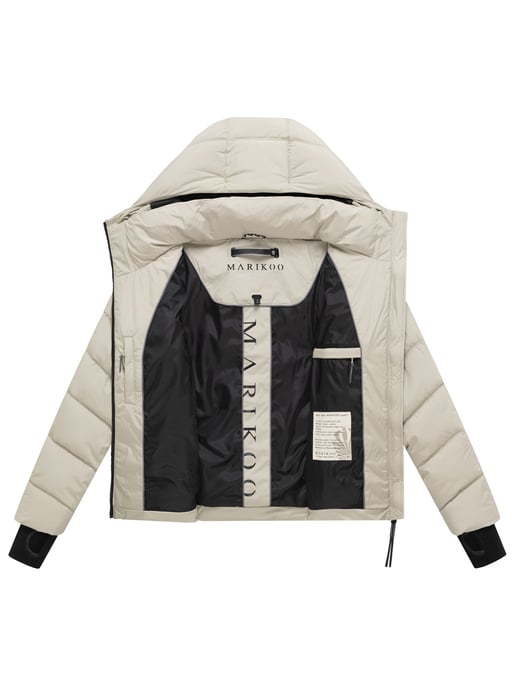 Marikoo Damen Steppjacke Yukanii mit Kapuze & femininer Passform - Image 5