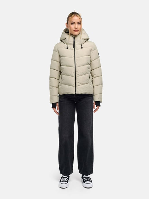 Marikoo Damen Steppjacke Yukanii mit Kapuze & femininer Passform - Image 6