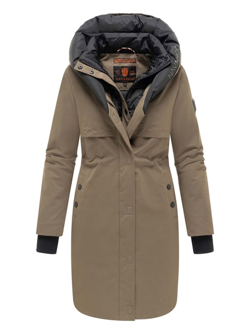 Navahoo Damen Winterjacke Snowelf – Leicht & Warm mit Magnetverschluss - Image 1