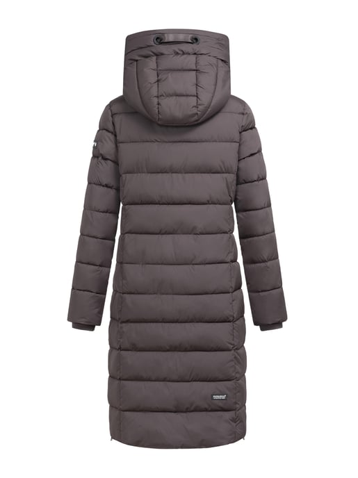Navahoo Mondmädchen Damen Winter Steppmantel mit Kapuze und Fleecefutter - Image 4
