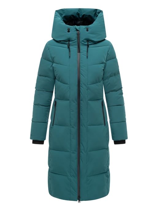 Navahoo Damen Winter Steppmantel SCHOKOKUSS – elegant, warm & funktional - Image 2