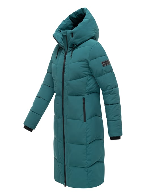 Navahoo Damen Winter Steppmantel SCHOKOKUSS – elegant, warm & funktional - Image 3
