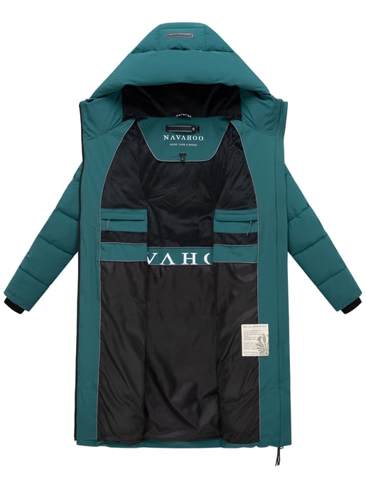 Navahoo Damen Winter Steppmantel SCHOKOKUSS – elegant, warm & funktional - Image 5