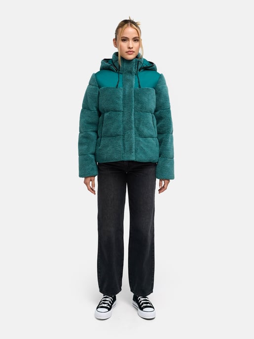 Marikoo Damen Teddy Puffer Jacke mit Kapuze & Reißverschluss – Kaguraa - Image 6