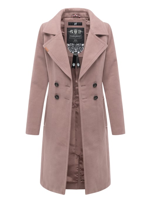 Navahoo Damen Trenchcoat Wooly – Premium Wintermantel mit Eleganter Passform - Image 2