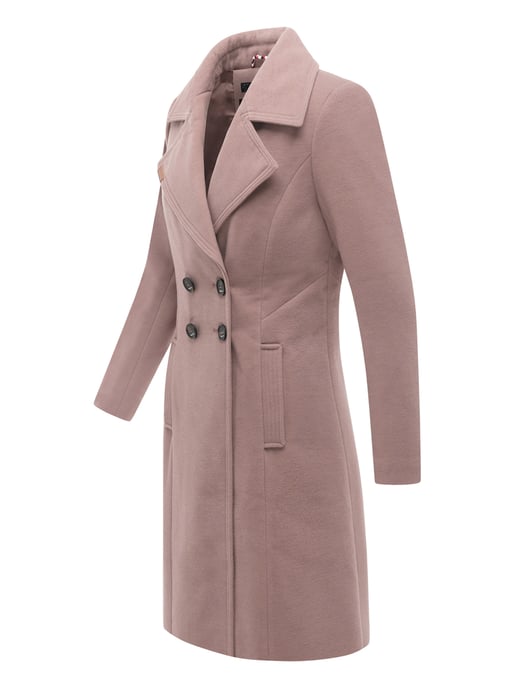 Navahoo Damen Trenchcoat Wooly – Premium Wintermantel mit Eleganter Passform - Image 3