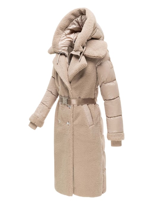 Navahoo Damen Teddymantel Kuscheltraum mit 2-in-1 Stepp-Innenteil - Image 2