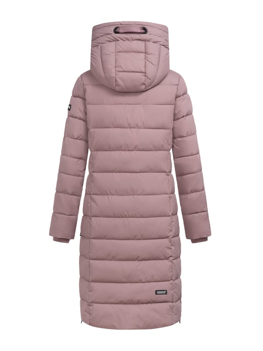 Navahoo Mondmädchen Damen Winter Steppmantel mit Kapuze und Fleecefutter - Image 4