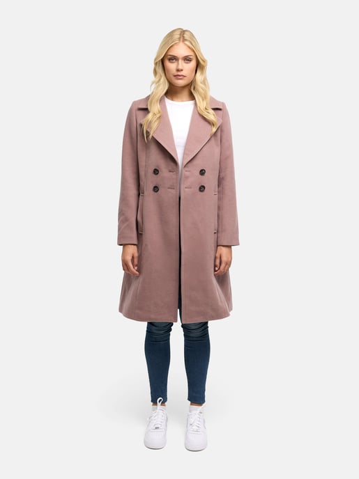Navahoo Damen Trenchcoat Wooly – Premium Wintermantel mit Eleganter Passform - Image 6