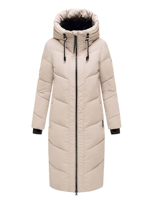 Marikoo Damen Winterjacke Nadaree – lang, warm & mit Kapuze - Image 2