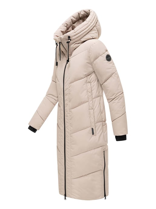 Marikoo Damen Winterjacke Nadaree – lang, warm & mit Kapuze - Image 4