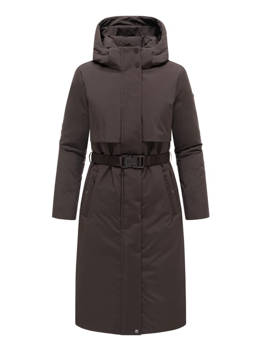 Navahoo Damen Winterparka WALDBUMMLER – wetterfest & stilvoll mit Taillengürtel - Image 2