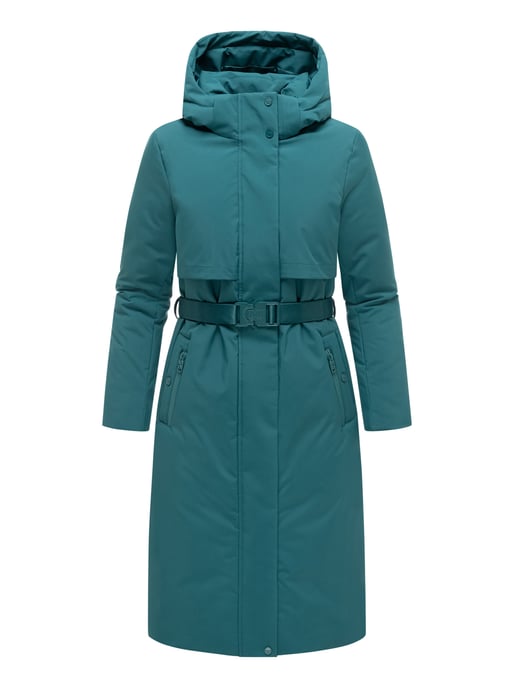 Navahoo Damen Winterparka WALDBUMMLER – wetterfest & stilvoll mit Taillengürtel - Image 2