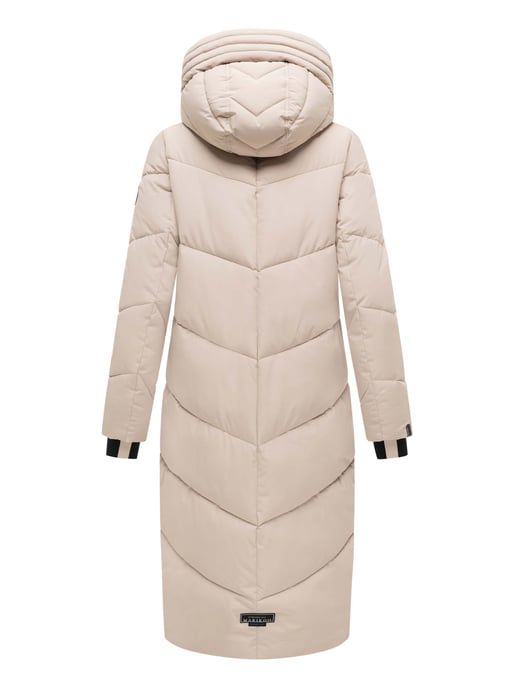 Marikoo Damen Winterjacke Nadaree – lang, warm & mit Kapuze - Image 5