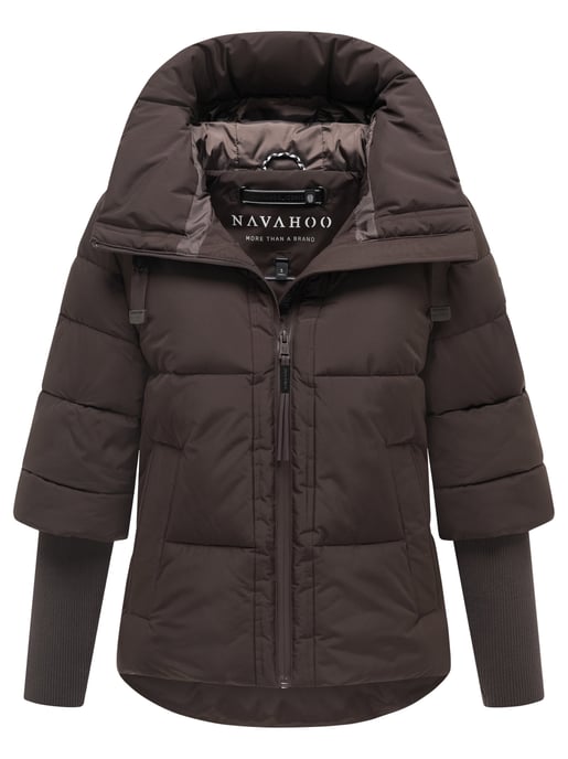Navahoo Damen Winter Steppjacke Lotusherz XIV – warm, funktional & urban - Image 1