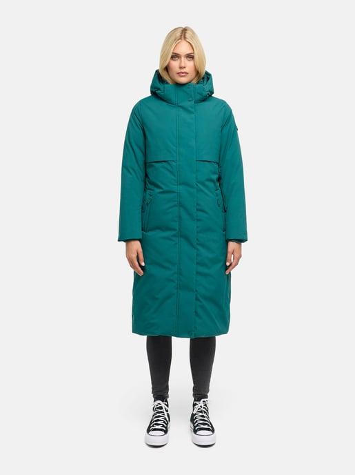 Navahoo Damen Winterparka WALDBUMMLER – wetterfest & stilvoll mit Taillengürtel - Image 6
