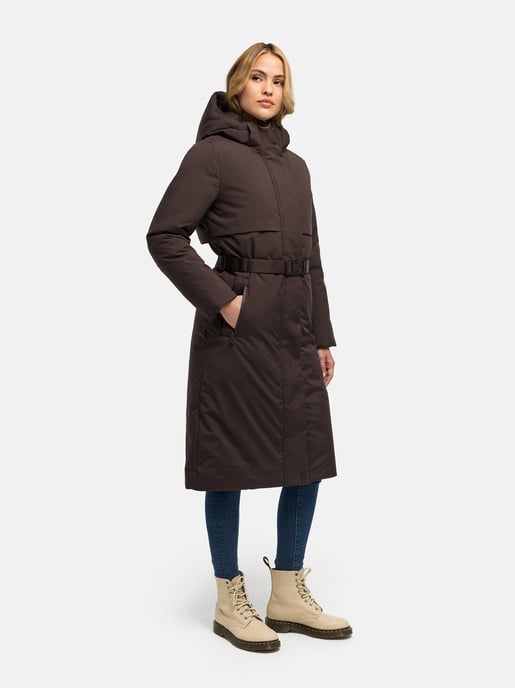 Navahoo Damen Winterparka WALDBUMMLER – wetterfest & stilvoll mit Taillengürtel - Image 6