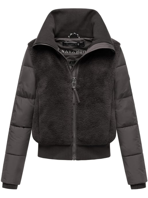 Navahoo Damen Winterjacke TEDDYZONE – trendig, warm & stylisch - Image 1