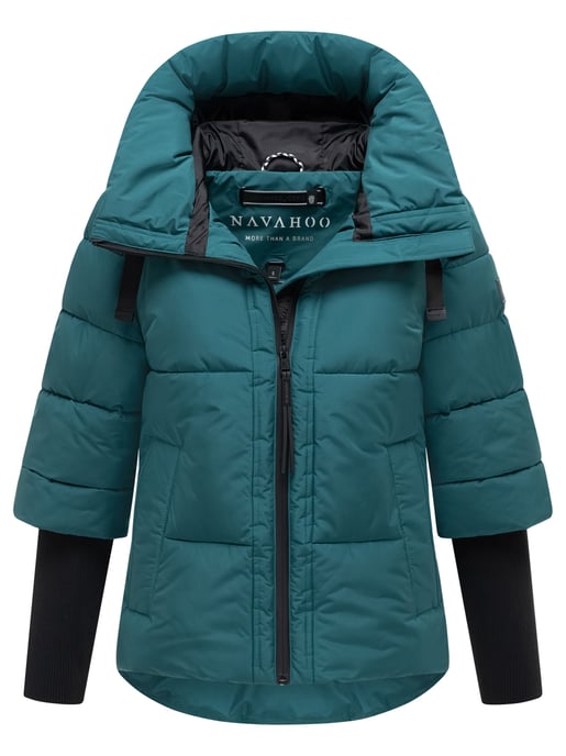 Navahoo Damen Winter Steppjacke Lotusherz XIV – warm, funktional & urban - Image 1